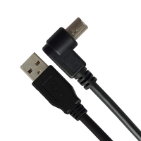 Câble d'imprimante USB personnalisé, 90 degrés, USB 2.0 A mâle vers B mâle, câble d'imprimante/scanner USB B avec haute vitesse