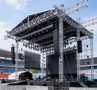 Truss Aluminium Beban Berat, Truss Kotak Kapasitas Beban Tinggi untuk Atap Panggung Besar, Penyangga Speaker Array dan Layar LED
