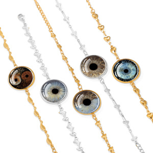 Bracciale in Lega con Certificato CE Haomi, Bracciale Personalizzato a Forma di Occhio per Coppie, <span class=keywords><strong>Gioielli</strong></span> Creativi per Coppie, Regalo Originale - Product Image 6