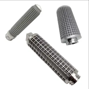 New Stainless Steel Wire Mesh Pleated Candle Filters for Molten Polymer Filtration Engine Core Components