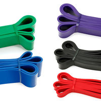 Juego de 4 Bandas de Resistencia de Látex para Ejercicios, Resistentes, Ecológicas, para Adultos