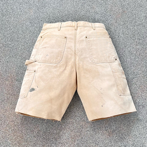 Pantalones Cortos Cargo de Lona de Pato Desgastada con Doble Rodilla LARSUR Personalizados de Fábrica, Estilo Carpenter, Holgados, para <span class=keywords><strong>Skate</strong></span>, Jorts - Product Image 3