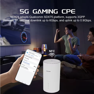 SDX75 5G CPE NR Sa NSA ผู้ให้บริการ BE7200การรวมตัว LTE CAT20ทั้งบ้าน WIFI 6 Mesh GATEWAY กลางแจ้ง CPE 5g - Product Image 5