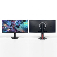 Monitor Curvo para Juegos de PC de 34 Pulgadas, 165Hz, 1ms, UltraWide, 4K, HDR400, FreeSync, Tipo C, para Simulación de Carreras, Venta al Por Mayor