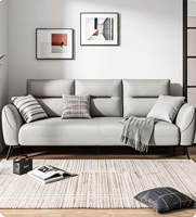 Canapés sectionnels en tissu technique anti-rayures, modernes, 3 places, inclinables, avec éponge haute densité, convertible en lit, pour salons