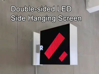Pantalla LED de Doble Cara de 22 Pulgadas P2.5 320*320, Larga Vida Útil, Equipo de Publicidad Dinámica con Texto para Tiendas