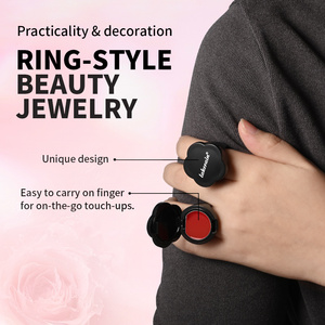 Lipstik Cincin Untuk Bibir Dan Pipi Riasan Wanita Desain Unik Perhiasan Kecantikan Melembapkan Menutrisi Kosmetik Fashion - Product Image 6