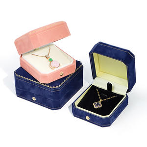 Caja de exhibición de lujo Embalaje Pulsera Collar Colgante Anillo Terciopelo Joyero para <span class=keywords><strong>tienda</strong></span> - Product Image 5