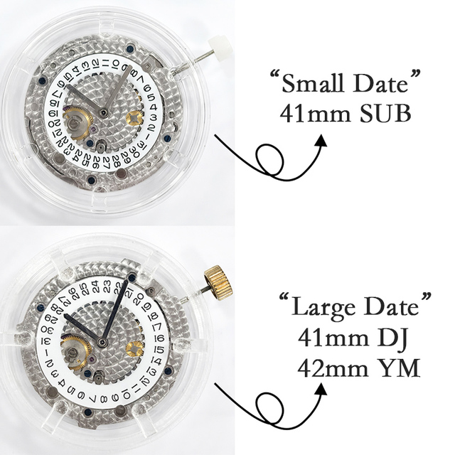 Dandong VSF Super 3235 Automatic Mechanical Movement Blue Balance Wheel Watch Movement Assembled Watches 126610 126334