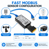 Konverter USB ke RS232 RS485 CAN, Adaptor Serial Multifungsi dengan Ethernet untuk Kontrol Tertanam dan Industri
