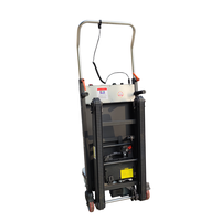 Chariot à main électrique robuste en acier pour monter les escaliers, idéal pour le transport de marchandises dans les restaurants et commerces de détail - Nouveau