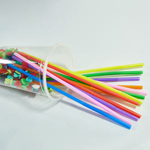 شفاطة شراب بلاستيكية من البولي بروبلين الملونة بطراز يُستعمل مرة واحدة بسعر خاص - Product Image 2