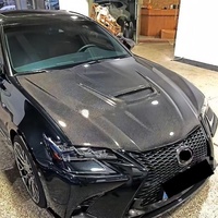 Cubierta de Motor de Fibra de Carbono Compatible con Lexus GS200T GS250 GS300 GS350 GS460450H 2012-2021, Estilo RCF, Kit de Carrocería Ventilado