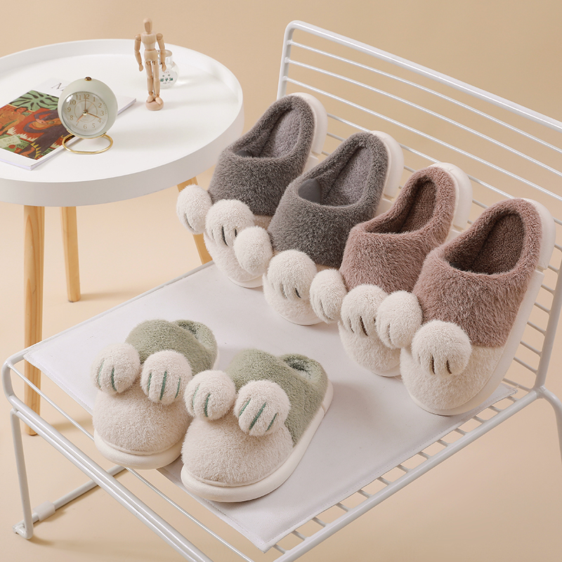 children's slippers wholesale new arrival factory price cute indoor house female slippers winter keep warm slides slippers