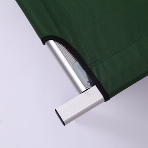 Letto da campeggio pieghevole in acciaio portatile moderno personalizzato di alta qualità - Product Image 4