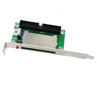 Carte adaptateur CF vers IDE 40 broches pour ordinateur de bureau IDE 3,5 pouces avec extension de déflecteur en ABS, marque OEM, en stock