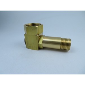 Brass Garden Hose Adapter Threaded 90 Degree Elbow Connector For Hose Reel Parts - Product Image 1