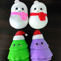 Jouet sensoriel anti-stress souple à thème de Noël – Jouet à presser doux pour filles, garçons et enfants de 14 ans et plus – Cadeau de fête, idéal pour les fêtes