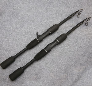 Vente en gros de canne à pêche leurre léger en fibre de carbone poignée droite rétractable portable et poignée de pistolet canne à pêche pour <span class=keywords><strong>la</strong></span> pêche - Product Image 4