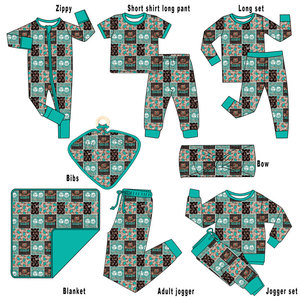Pijamas de Bambú con Estampado Personalizado al por Mayor, Mameluco de Algodón Orgánico con Cierre para Bebés, Pijamas para Niños y Niñas, Ropa de Bambú para Bebés - Product Image 3