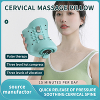 Appareil de traction cervicale de masseur de tissus profonds de vibration électrique en gros d'usine pour le soulagement de douleur au cou avec la caractéristique de la chaleur
