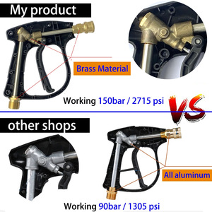 ปืนฉีดน้ำแรงดันสูง Tut 4000Psi ถัง 200 แกลลอน หัวฉีดปรับได้ สำหรับล้างรถ - Product Image 3