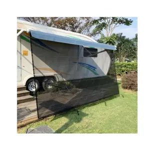 UNEED Canopy UV Sun Blocker Complete Kits Black 15 'x 8' ZipBlocker Drop RV 천막 태양 그늘 캠핑 트레일러