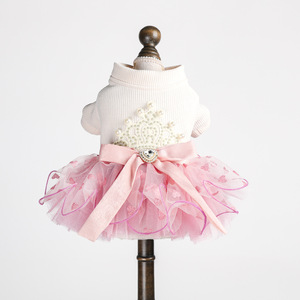New autumn/winter pet <b>clothes</b> <b>for</b> <b>small</b> <b>dogs</b> and puppies, warm and comfortable <b>for</b> happy <b>dogs</b> and cats, Princess Anne wedding - Product Image 4