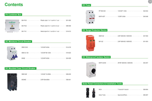 Ebasee năng lượng mặt trời quang điện PV Combiner Box DC hộp phân phối PV Combiner Box - Product Image 4