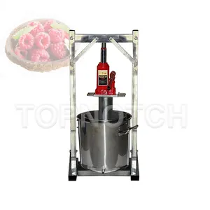 2021New Type Household Manual Hydraulic Fruit Squeezer Stainless Steel Small Honey Grape Blueberry Mulberry Presser Juicer 12L