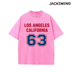 เสื้อยืดคอตตอนโอเวอร์ไซส์ลายพิมพ์ลอสแอนเจลิส 63 สไตล์เรโทร สตรีทแวร์ ใส่ได้ทุกวัน ลำลอง สินค้าจากคลังสินค้าในสหรัฐอเมริกา ขายส่ง - Product Image 5