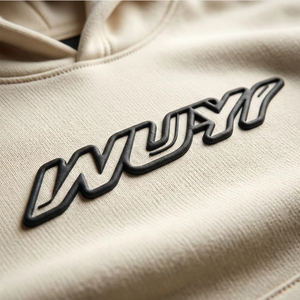 Women Men Tracksuit <b>Set</b> Custom Logo Heavyweight 400GSM Terry Streetwear Cream Oversized Hoodie and Baggy Joggers Two Piece <b>Set</b> - Product Image 6