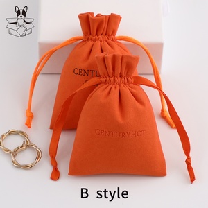 Sacs à cordon en microfibre PUPPYSEW pour bijoux, pochette à bijoux personnalisée avec logo, sac anti-poussière personnalisé avec logo imprimé - Product Image 4