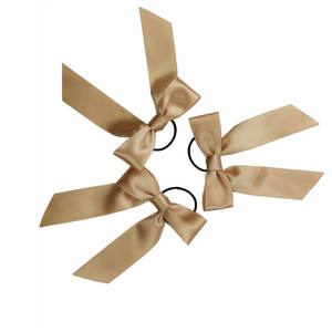 Pendure <span class=keywords><strong>Tag</strong></span> Vermelho Pré Feito Cetim Elástico Embalagem Cetim Fita Bow com Stretch Loop/venda quente Fita Flor para Jar - Product Image 4