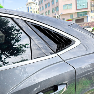 For Audi Q3 F3 Sportback 2019+ Body Kit Rear <b>Window</b> Shutter <b>Cover</b> Trim Rear Quarter Panel <b>Window</b> Car Accessories - Product Image 5