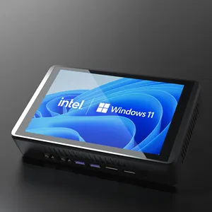 كمبيوترات صغيرة ألعاب سطح مكتبية صناعية بنظام تشغيل Windows 10 بمواصفات Core I3 I5 I7 12th Gen 8GB DDR4 256GB SSD