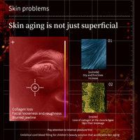 Sérum pour le visage et le corps anti-rides raffermissant personnalisé OEM/ODM à base d'acide hyaluronique, de sang de cordon ombilical et d'embryon de chèvre