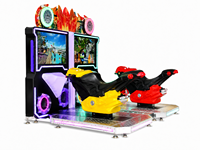 Simulateur de course automobile 3D Lechuang, machine de jeu d'arcade avec construction en métal, plastique et acrylique, utilisation en intérieur, 1 joueur