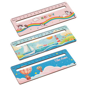 PAFU, Ayuda de lectura para estudiantes personalizable, regla de madera, grabado transfronterizo para <span class=keywords><strong>Amazon</strong></span>, caja de aprendizaje, artesanías de madera, carteles de pared para - Product Image 4