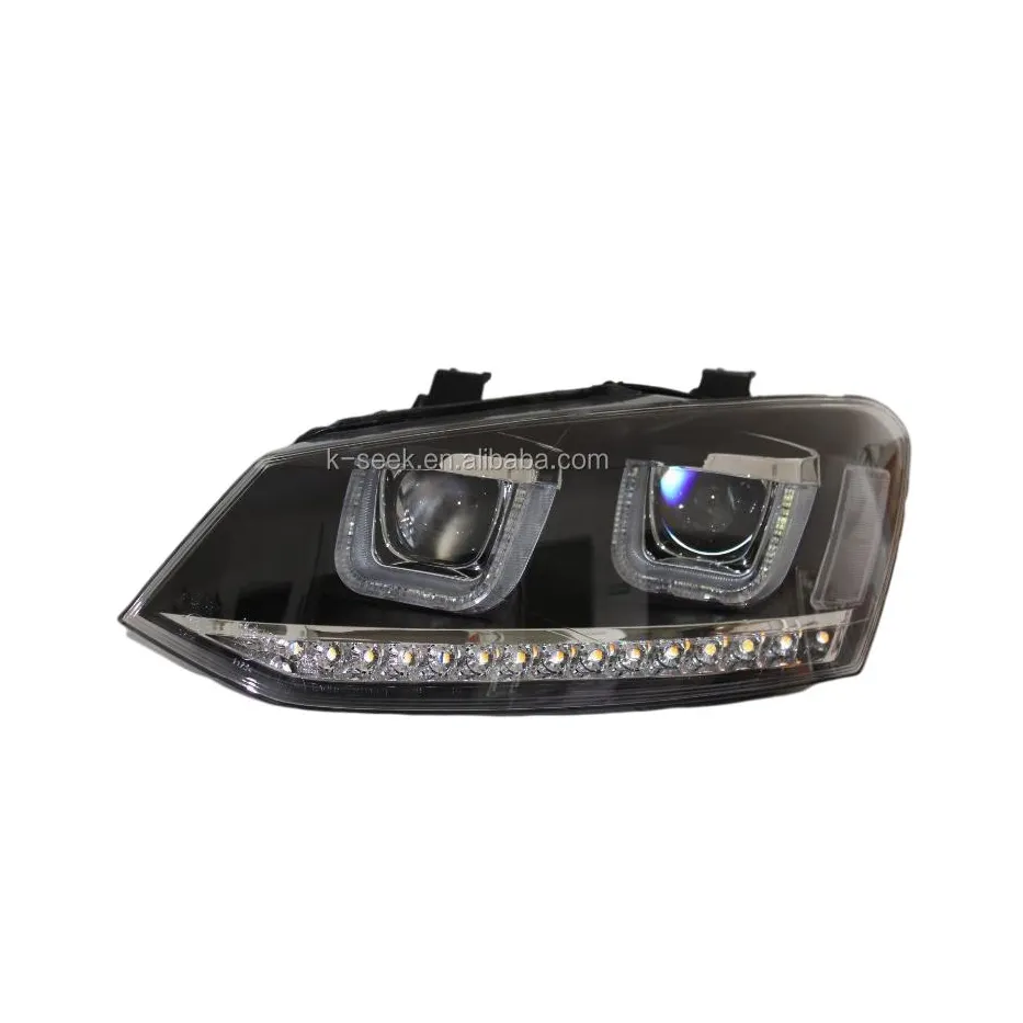 K-seek Supply Auto LED Head Lamp Car Headlight For VW POLO R 2014-2016