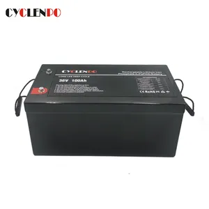 Hoge Kwaliteit Accumulator Golfkar Lithium Batterij 36V 100ah Voor Ebike Voor Trolling Motor/Boot/Marine/solar