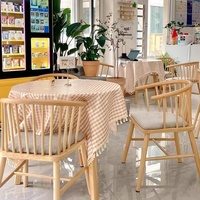 Ensemble de 6 chaises de salle à manger modernes pour restaurant, mobilier d'hôtel nordique de luxe et café, chaise de salle à manger en bois de noyer