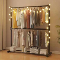 Porte-vêtements en gros, support d'affichage multifonctionnel pour vêtements, nouveau design, support d'affichage pour vêtements, support de vêtements