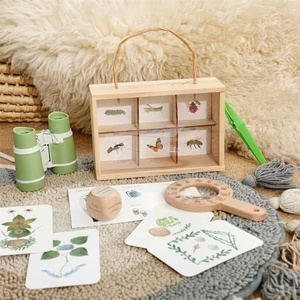 Kit de Explorador de Madera para Atrapar Insectos, Juego de Búsqueda Montessori, Juguete de Descubrimiento al Aire Libre para Niños, Actividad de Aprendizaje Preescolar para Niños Pequeños - Product Image 2