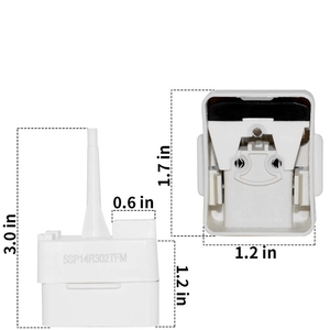 W10613606 máy nén tủ lạnh bắt đầu chuyển tiếp và tụ điện cho tủ lạnh thay thế w10416065 ap5787784 ps8746522 3023300 67003186 - Product Image 5