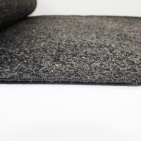 Tapis en velours absorbant l'huile pour véhicule à moteur, tapis à poils moyens gris noir 400gsm, tapis ignifuges pour plancher de voiture de bateau marin