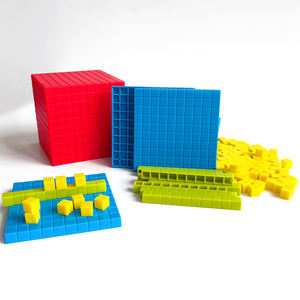 Juguetes de rompecabezas Montessori temprano Cubo matemático <span class=keywords><strong>3D</strong></span> Descomposición decimal Juguetes matemáticos para niños - Product Image 2