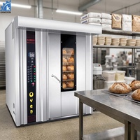 Four rotatif professionnel de haute qualité pour la cuisson de gâteaux et de pains, idéal pour les restaurants et la production de biscuits