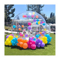 Tente à bulles gonflable, tente dôme Igloo transparente en PVC, maison gonflable commerciale pour enfants et adultes, pour fête de mariage en plein air