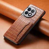 Étui portefeuille en cuir PU Denior avec béquille compatible avec les séries OnePlus 13/12/11/Ace 3/Ace 2, conçu avec 3 emplacements pour cartes